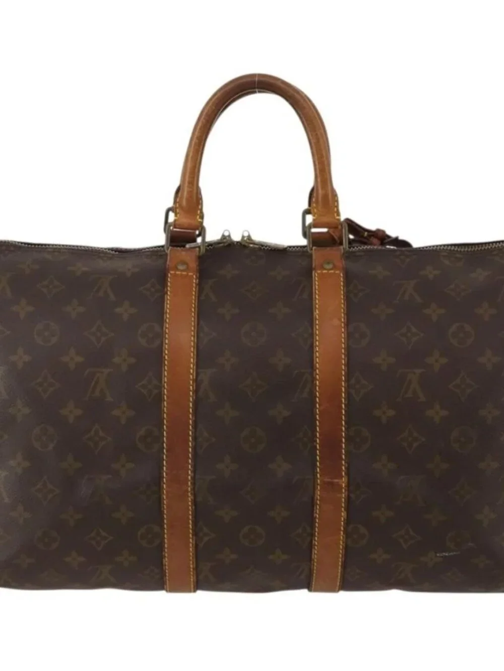 LOUIS VUITTON Monogram Keepall 45 Boston Bag M41428 LV Auth 188431
